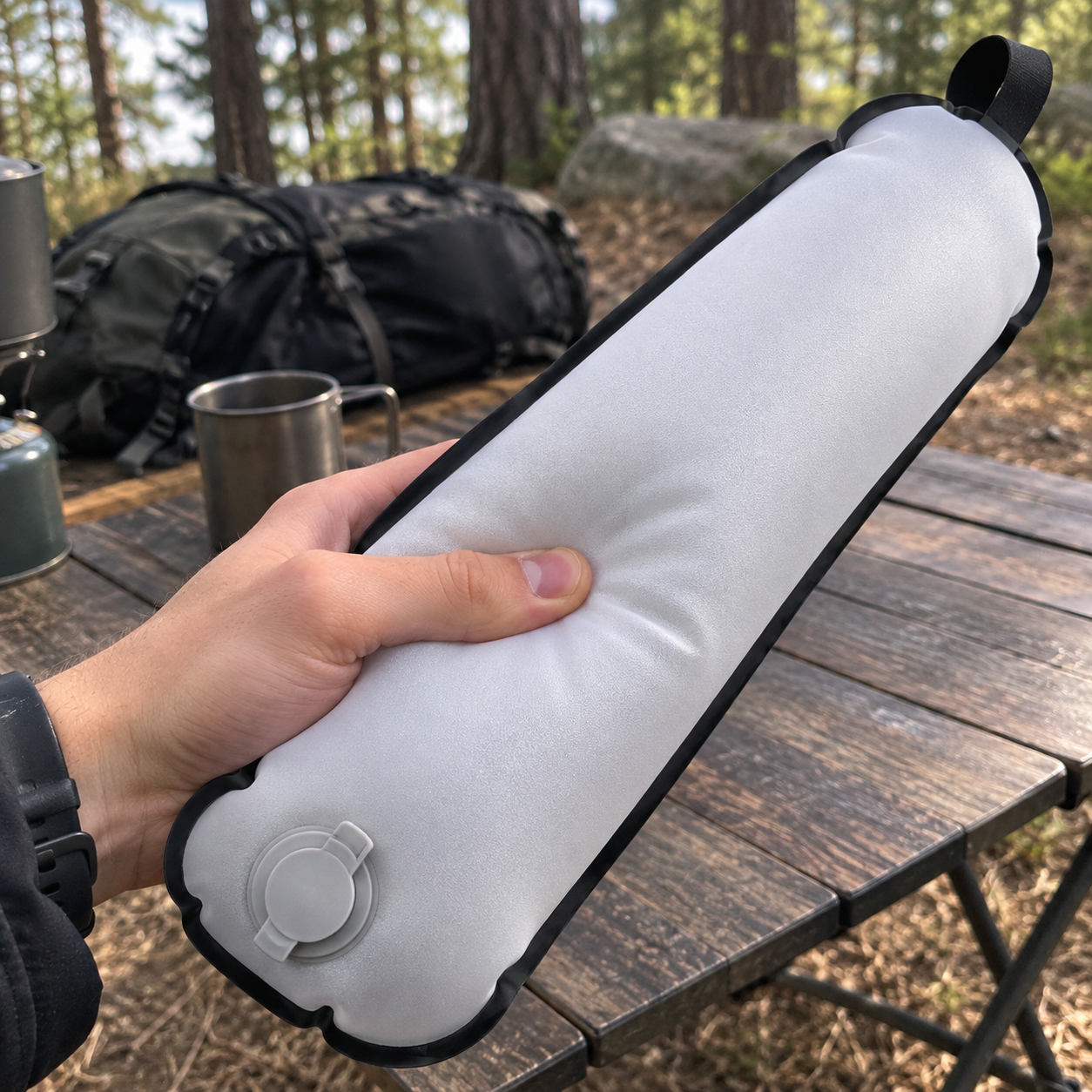 Nookta Basecamp™ — Dmuchana Lampa Turystyczna LED